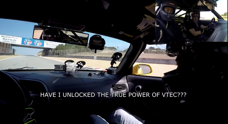 Illustration for article titled S2000 Owner Unlocks the True Power of VTEC, Gets Point-By From McLaren Senna at Laguna Seca